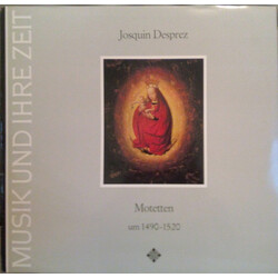 Josquin Des Prés Motetten Um 1490-1520 Vinyl LP USED