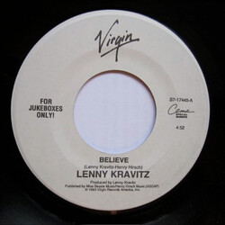Lenny Kravitz Believe USED VINYL 7INCH 45 RPM SINGLE JUKEBOX