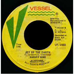 Garvey Sons / O. Greenfield Joy Of The Earth / Portland Rock USED VINYL 7INCH 45 RPM