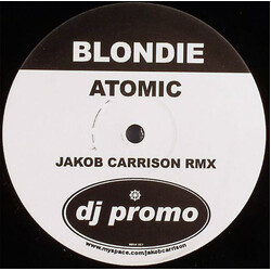 Blondie Atomic (Jakob Carrison Rmx) USED VINYL 12INCH SINGLE SIDED UNOFFICIAL RELEASE