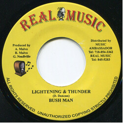 Bushman (3) Lightening & Thunder USED VINYL 7INCH 45 RPM