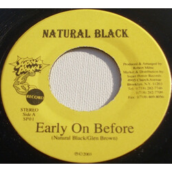 Natural Black / Sydney Mills All Stars Early On Before USED VINYL 7INCH SINGLE 45 RPM