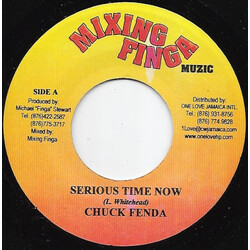 Chuck Fender Serious Time Now USED VINYL 7INCH 45 RPM