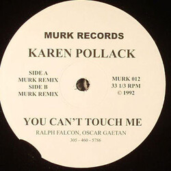 Karen Pollard You Can't Touch Me USED VINYL 12INCH 33 S RPM SINGLE SIDED