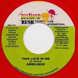 Ambelique This Love In Me USED VINYL 7INCH