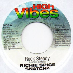 Richie Spice / Snatcha Dog / Richie Platinum Rock Steady / Time To Survive USED VINYL 7INCH 45 RPM