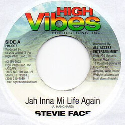 Stevie Face / Moses I Jah Inna Mi Life Again / Weak Heart USED VINYL 7INCH 45 RPM