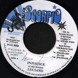 Luciano (2) Injustice USED VINYL 7INCH 45 RPM