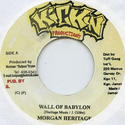 Morgan Heritage / Delly Ranks Wall Of Babylon / Easy Street USED VINYL 7INCH 45 RPM