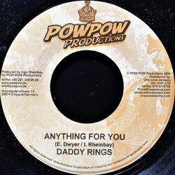 Daddy Rings / Lutan Fyah Anything For You / Lusting At The World USED VINYL 7INCH 45 RPM