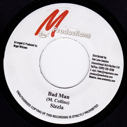 Sizzla / Koolant Bad Man /  Envy USED VINYL 7INCH 45 RPM