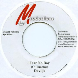 Da'Ville / Sniper (17) Fear No Boy / Real Rude Boy USED VINYL 7INCH 45 RPM