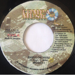 Moses I Babylon Yard USED VINYL 7INCH 45 RPM