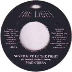 Mad Cobra / Tamone Never Give Up The Fight / Don't Cry USED VINYL 7INCH 45 RPM SINGLE