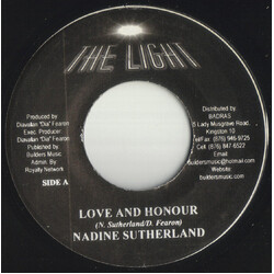 Nadine Sutherland / Ghost (6) Love And Honour / Can't Stop My Dream USED VINYL 7INCH 45 RPM