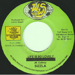 Sizzla Life Is So Lovely USED VINYL 7INCH 45 RPM