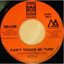 Sizzla Can't Touch Mi Turf USED VINYL 7INCH 45 RPM