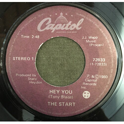 The Start (2) Hey You USED VINYL 7INCH SINGLE