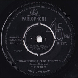 The Beatles Strawberry Fields Forever / Penny Lane USED VINYL 7INCH 45 RPM SINGLE MONO