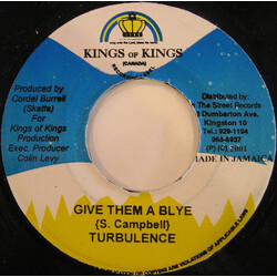 Turbulence (4) / Kiprich Give Them A Blye / New Law USED VINYL 7INCH 45 RPM