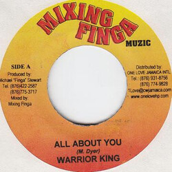 Warrior King / Tinga Stewart All About You / Bring Back The Love USED VINYL 7INCH 45 RPM