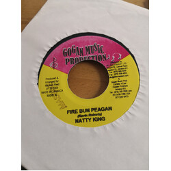 Natty King Fire Bun Peagan USED VINYL 7INCH 45 RPM
