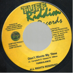 Turbulence (4) / Paul "Lymie" Murray Don't Waste My Time / Yadding Away USED VINYL 7INCH 45 RPM