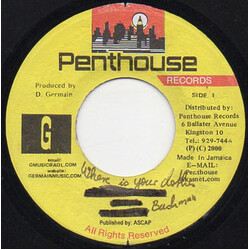 Bushman (3) Where Is Your Clothes USED VINYL 7INCH 45 RPM MISPRINT