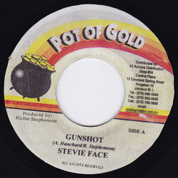 Stevie Face Gunshot USED VINYL 7INCH 45 RPM SINGLE