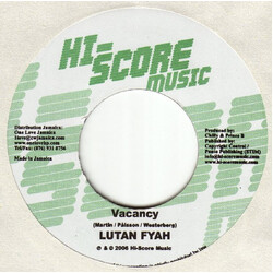 Lutan Fyah / Tenor Diamond Vacancy / Move Forward USED VINYL 7INCH 45 RPM
