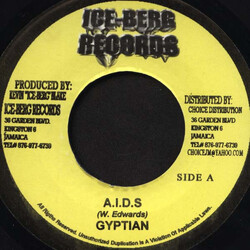 Gyptian A.I.D.S USED VINYL 7INCH 45 RPM