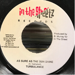 Turbulence (4) As Sure As The Sun Shine USED VINYL 7INCH