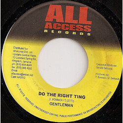 Gentleman / Kirk Davis Do The Right Ting / Jah Jah Love USED VINYL 7INCH 45 RPM