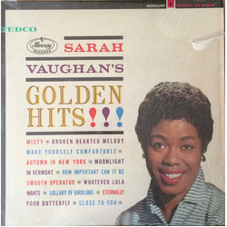 Sarah Vaughan Sarah Vaughan's Golden Hits Vinyl LP USED