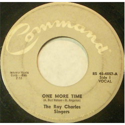 The Ray Charles Singers One More Time / Bluesette Vinyl 7" USED