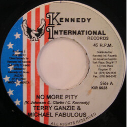 Terry Ganzie / Michael Fabulous No More Pity USED VINYL 7INCH 45 RPM
