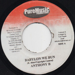 Anthony B / Mega Banton / Lukie D Babylon We Bun / Return USED VINYL 7INCH 45 RPM