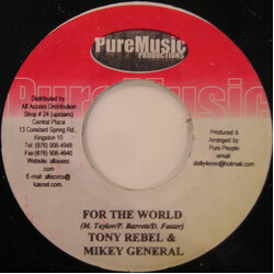 Tony Rebel / Mikey General For The World USED VINYL 7INCH 45 RPM