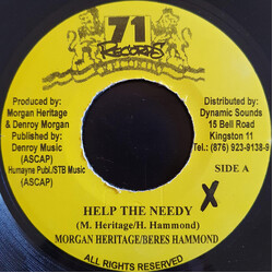 Morgan Heritage / Beres Hammond Help The Needy USED VINYL 7INCH 45 RPM