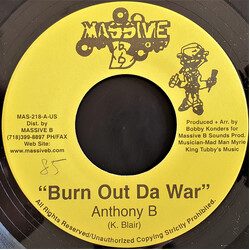 Anthony B / Steve Machete Burn Out Da War / See Dem USED VINYL 7INCH 45 RPM
