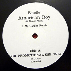 Estelle / Kanye West American Boy USED VINYL 12INCH 33 S RPM PROMO UNOFFICIAL RELEASE