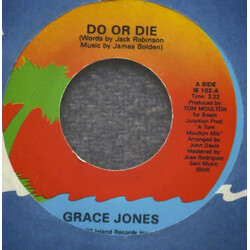 Grace Jones Do Or Die Vinyl 7" USED