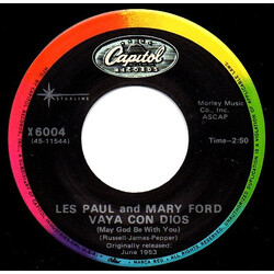 Les Paul & Mary Ford Vaya Con Dios / How High The Moon Vinyl 7" USED