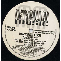 Razor's Edge Exquisite Sin USED VINYL 12INCH 33 S RPM