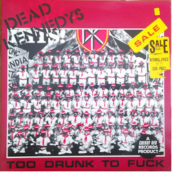 Dead Kennedys Too Drunk To Fuck USED VINYL 12INCH 45 RPM SINGLE REPRESS