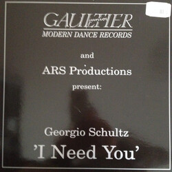 Georgio Schultz I Need You USED VINYL 12INCH 33 S RPM