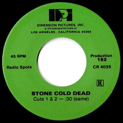 No Artist Stone Cold Dead USED VINYL 7INCH 33 S RPM SINGLE SIDED