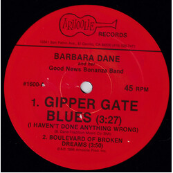 Barbara Dane / Good News Bonanza Band Gipper Gate Blues USED VINYL 12INCH 45 RPM MAXI-SINGLE