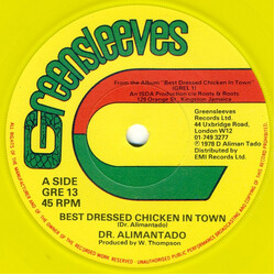 Dr. Alimantado Best Dressed Chicken In Town USED VINYL 7INCH 45 RPM
