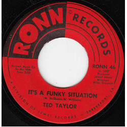 Ted Taylor It's A Funky Situation USED VINYL 7INCH 45 RPM